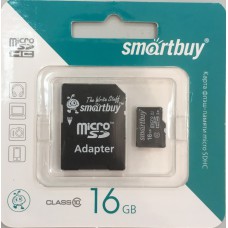 Карта памяти MicroSD 16 Gb class 10